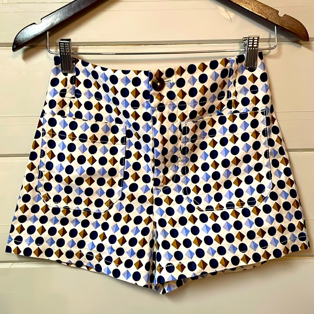 Maeve By Anthropologie The Colette Patterned Shorts Size 26.